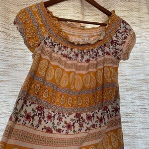Bohemian Floral Paisley top